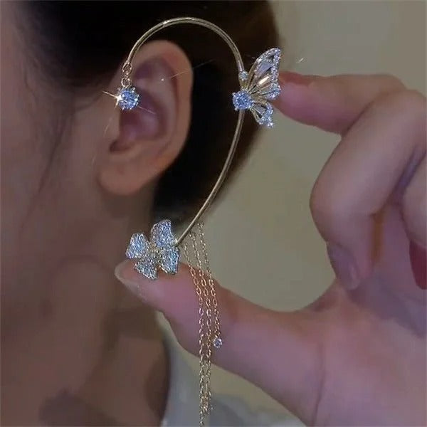 Jewelance™ EarCuffs 1+1 GRATIS: Luksus Mote Sommerfugl Zircon Dusk Øre Mansjetter