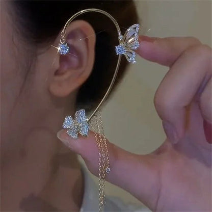 Jewelance™ EarCuffs 1+1 GRATIS: Luksus Mote Sommerfugl Zircon Dusk Øre Mansjetter