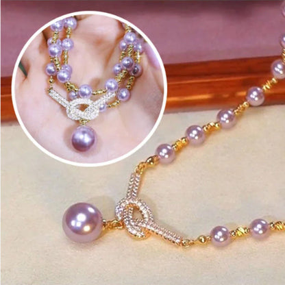 Jewelance™ PearlNecklace 1+1 GRATIS: Kvinners elegante perlehalskjede