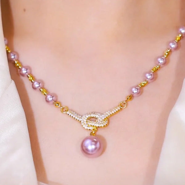 Jewelance™ PearlNecklace 1+1 GRATIS: Kvinners elegante perlehalskjede
