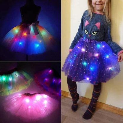 Icone™ GlowingSkirt 1+1 GRATIS: Elegant Let Flydende Pasform Glødende Nederdel