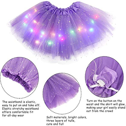 Icone™ GlowingSkirt 1+1 GRATIS: Elegant Let Flydende Pasform Glødende Nederdel