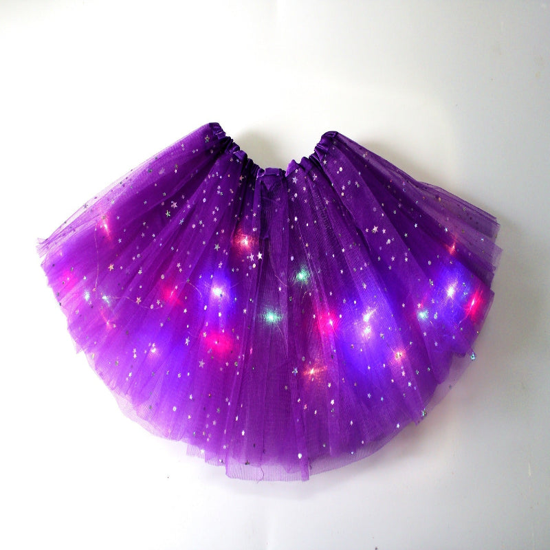 Icone™ GlowingSkirt 1+1 GRATIS: Elegant Let Flydende Pasform Glødende Nederdel