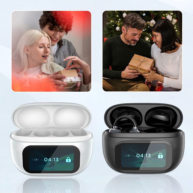 SmartEarbuds: Trådløs Øreklips Bluetooth-ørepropper Med Smart Skjerm Display