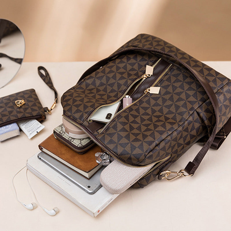 Icone™ GlamBag: Trendy Stor Kapasitet Allsidig Veske