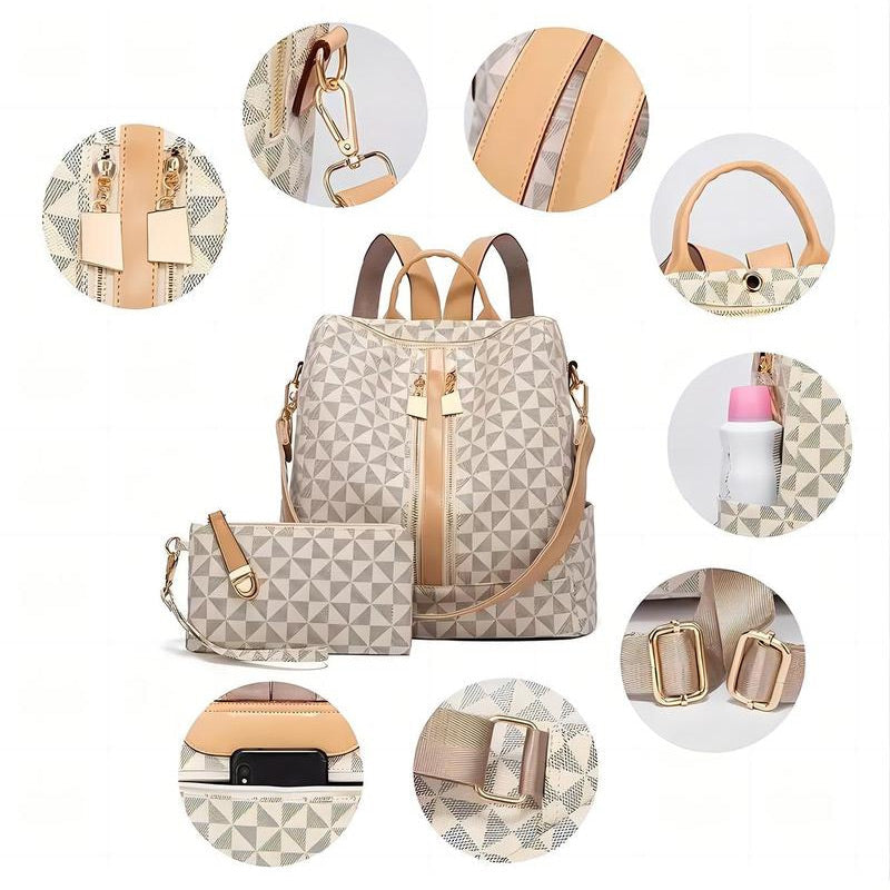 Icone™ GlamBag: Trendy Stor Kapasitet Allsidig Veske