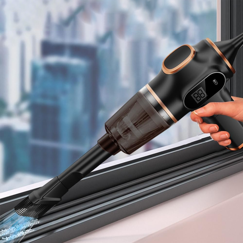 Cleaner Pro° MiniVacuum: Batteri Display Multi Dyse Mini Håndholdt Støvsuger