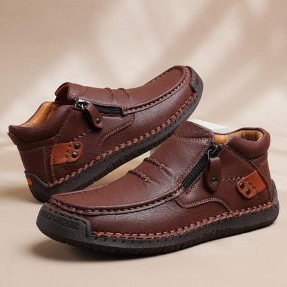 Happy™ ClassyBoots: Menns Stilfulle Lette Slip-On Retro Elegante Støvler