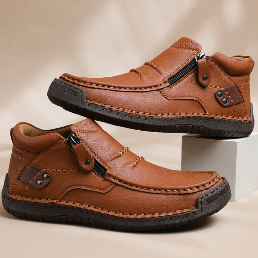 Happy™ ClassyBoots: Menns Stilfulle Lette Slip-On Retro Elegante Støvler