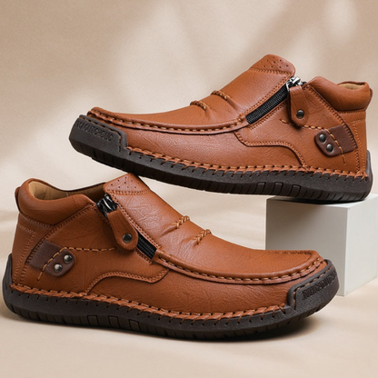 Happy™ ClassyBoots: Menns Stilfulle Lette Slip-On Retro Elegante Støvler