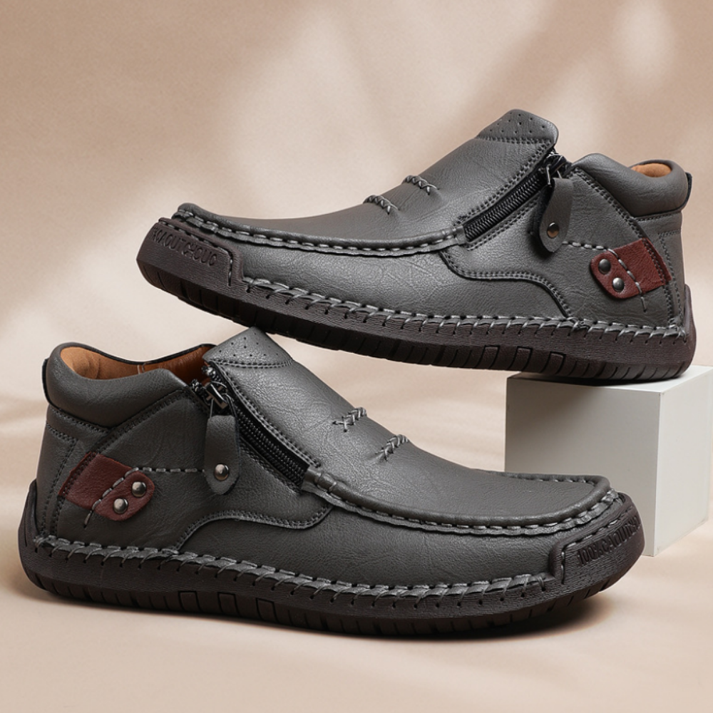 Happy™ ClassyBoots: Menns Stilfulle Lette Slip-On Retro Elegante Støvler