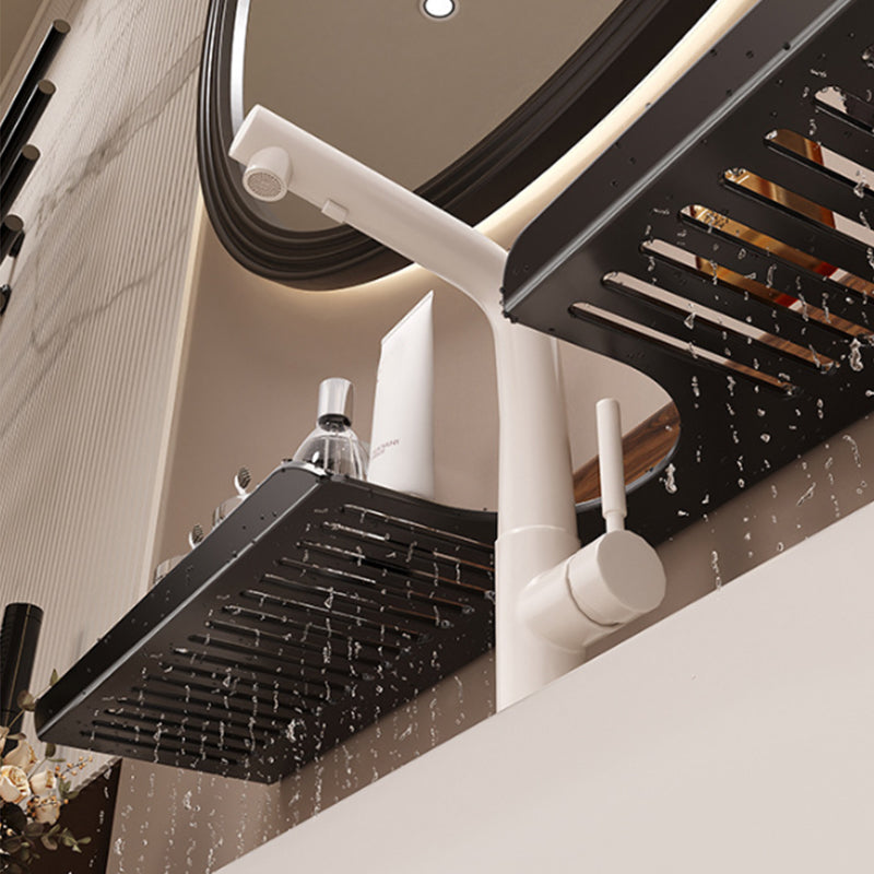 GlideHold® BathroomRack: Moderne Sugefunksjon Baderomsstativ Med U-spordesign