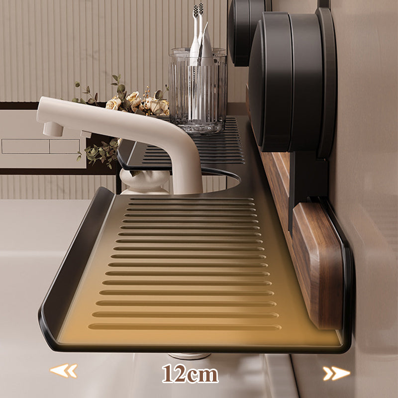 GlideHold® BathroomRack: Moderne Sugefunksjon Baderomsstativ Med U-spordesign