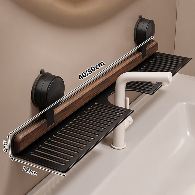 GlideHold® BathroomRack: Moderne Sugefunksjon Baderomsstativ Med U-spordesign