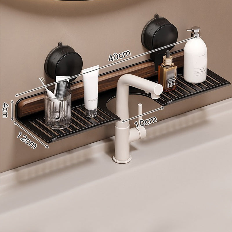 GlideHold® BathroomRack: Moderne Sugefunksjon Baderomsstativ Med U-spordesign