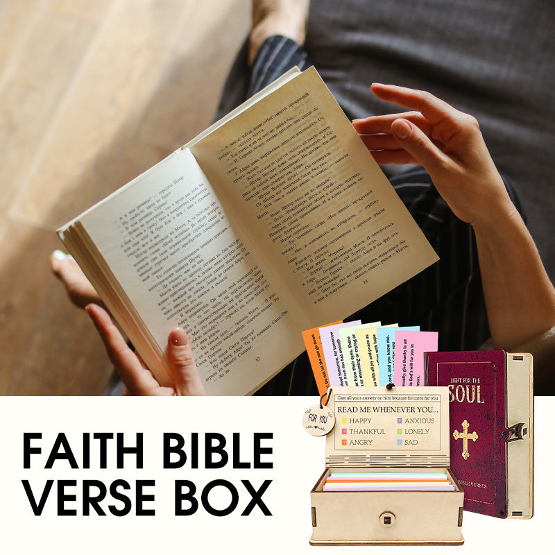 BibleBox: Treinspirert Bibelvers Bønn Kortboks