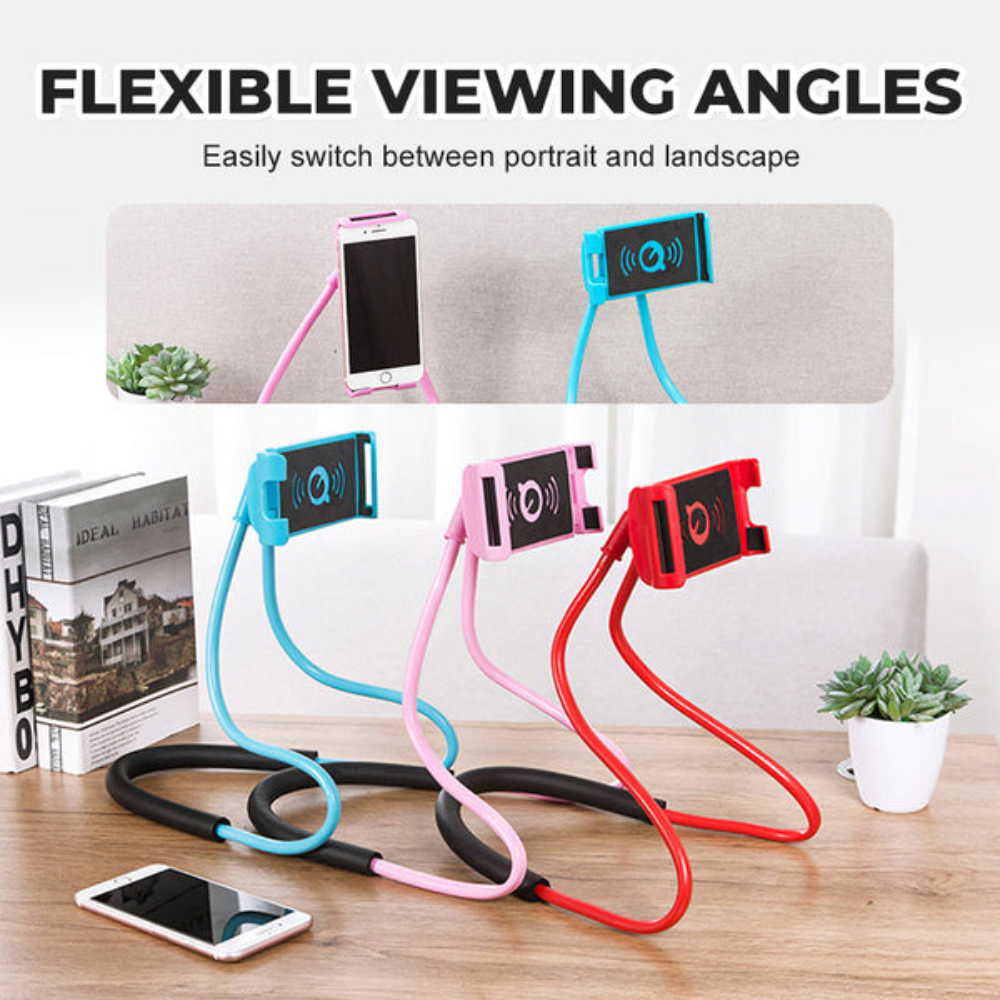 Holder360° WearableHolder 1+1 GRATIS – Justerbar Håndfri Komfort Bærbar Nakketelefonholder