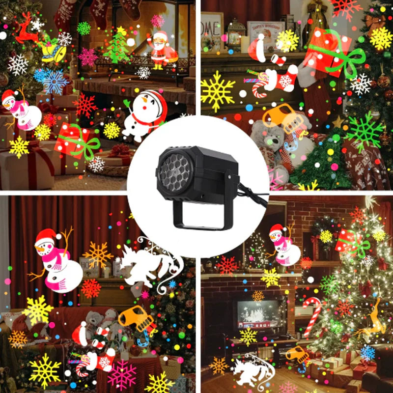 Ledsen™ ChristmasProjector: Nydelig Magisk Jul Projektor Dekorasjonslys