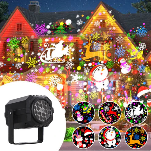Ledsen™ ChristmasProjector: Nydelig Magisk Jul Projektor Dekorasjonslys