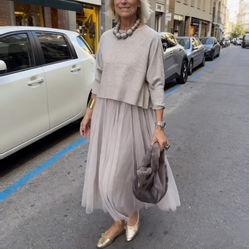 Icone™ TulleDress - Elegant, Stilfull Og Klassisk Tyllkjole