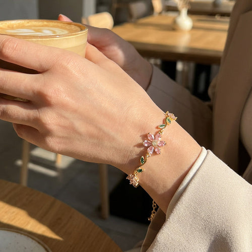 Jewelance™ BlossomBracelet 1+1 GRATIS: Blomst Petal Blossom Modearmbånd