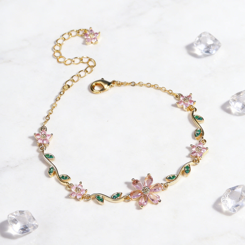 Jewelance™ BlossomBracelet 1+1 GRATIS: Blomst Petal Blossom Modearmbånd