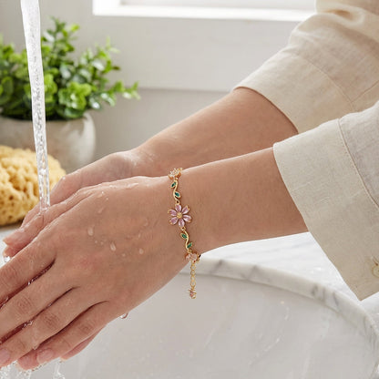Jewelance™ BlossomBracelet 1+1 GRATIS: Blomst Petal Blossom Modearmbånd