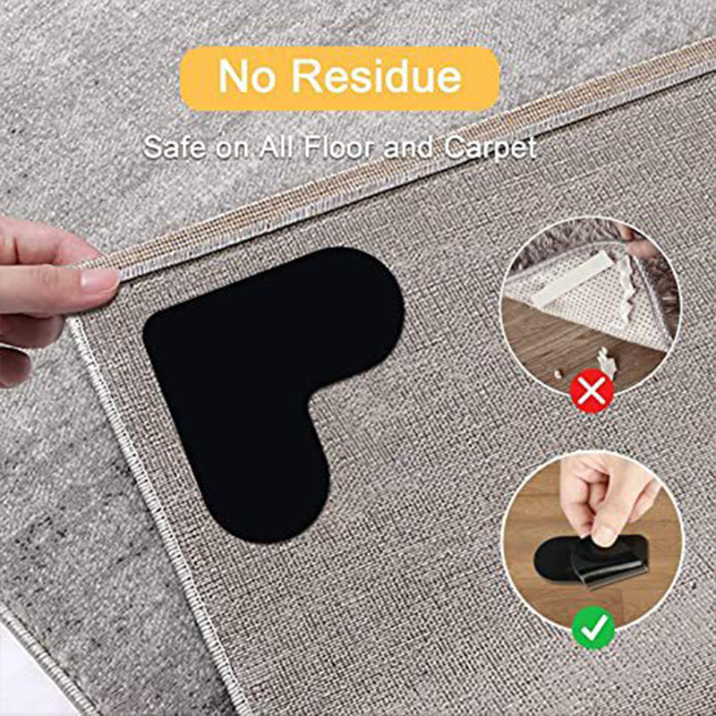 CarpetTape: Sikker Dobbelsidig Skli-sikre Patches Hjørne Teppe Tape