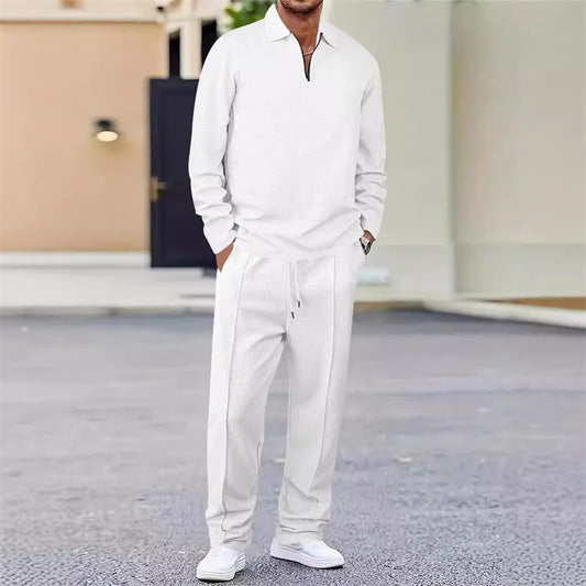 Icone™ Streetwear-sett: Hverdags Streetwear Komfort Sweatshirt og Bukser Sett