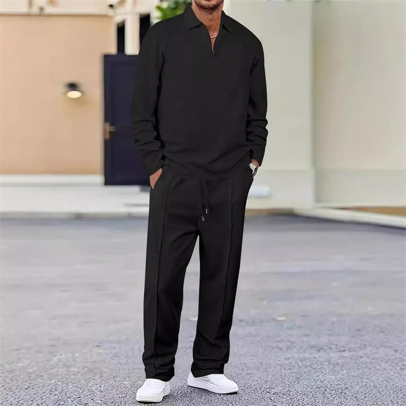 Icone™ StreetwearSet: Hverdags Streetwear Komfort Genser og Buksesett
