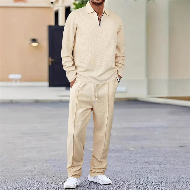 Icone™ StreetwearSet: Hverdags Streetwear Komfort Genser og Buksesett