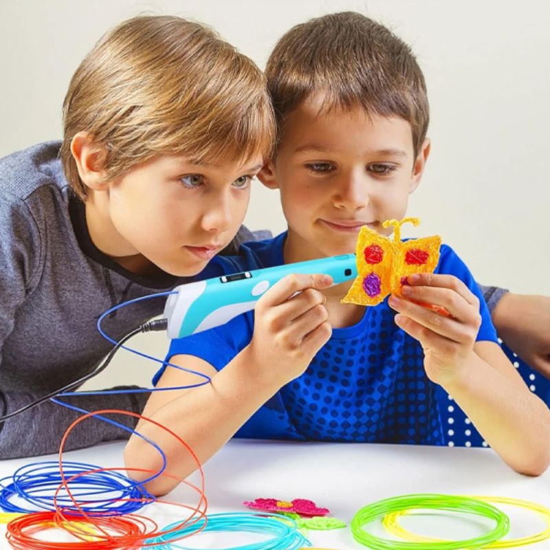 Kletshuts™ DrawingPen: Nem At Bruge DIY 3D Kreativ Tegnepen Filament Sæt