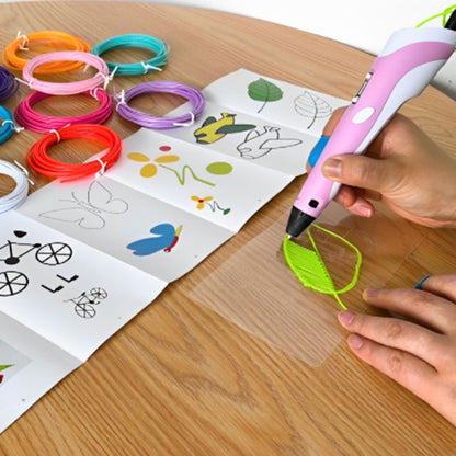 Kletshuts™ DrawingPen: Nem At Bruge DIY 3D Kreativ Tegnepen Filament Sæt