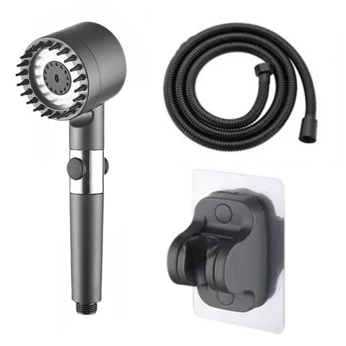 Borhe® Shower - 4-i-1 Multifunksjonelt Dusjhode For Massasje Og Hudpleie