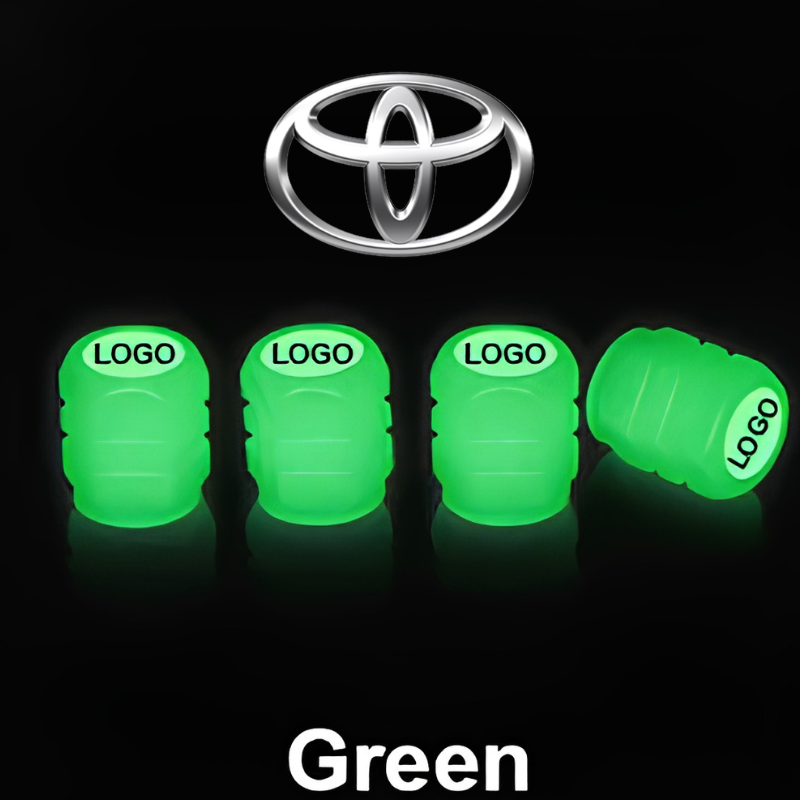 GlowTire 1+1 GRATIS: Universel Pasform Lyse Nat Synlighed Glød Dæk Design