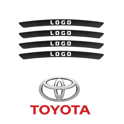 WheelDecals 1+1 GRATIS - Nem At Påføre Hjul Decals Bil Logo Fælg Klistermærker