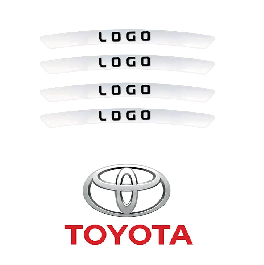 WheelDecals 1+1 GRATIS - Nem At Påføre Hjul Decals Bil Logo Fælg Klistermærker