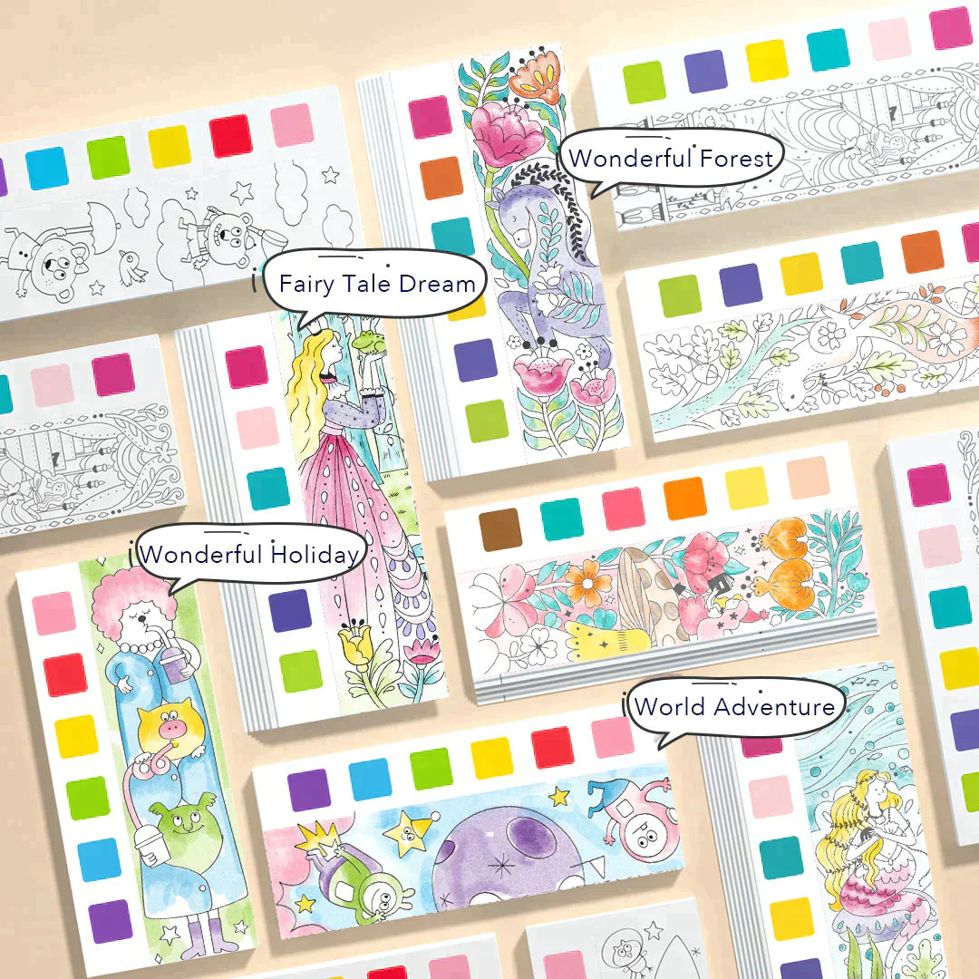 Kletshuts™ PocketWatercolor - Akvarellmalebok i Lommestørrelse