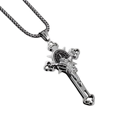 Jewelance™ CrossProtection 1+1 GRATIS: Åndelig Beskyttelse Kors Anheng Halskjede Med Gaveeske