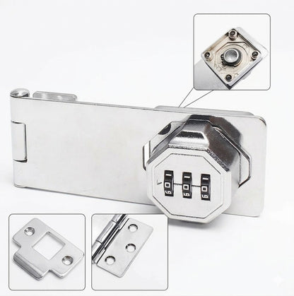 GlideHold® SmartLock: Nem Installation 3-Cifret Kombination Smart Slås