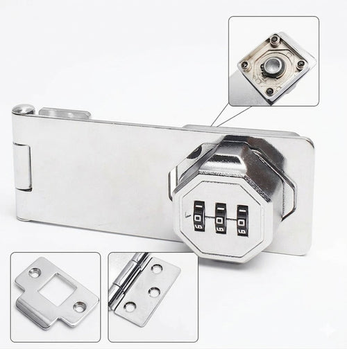 GlideHold® SmartLock: Nem Installation 3-Cifret Kombination Smart Slås
