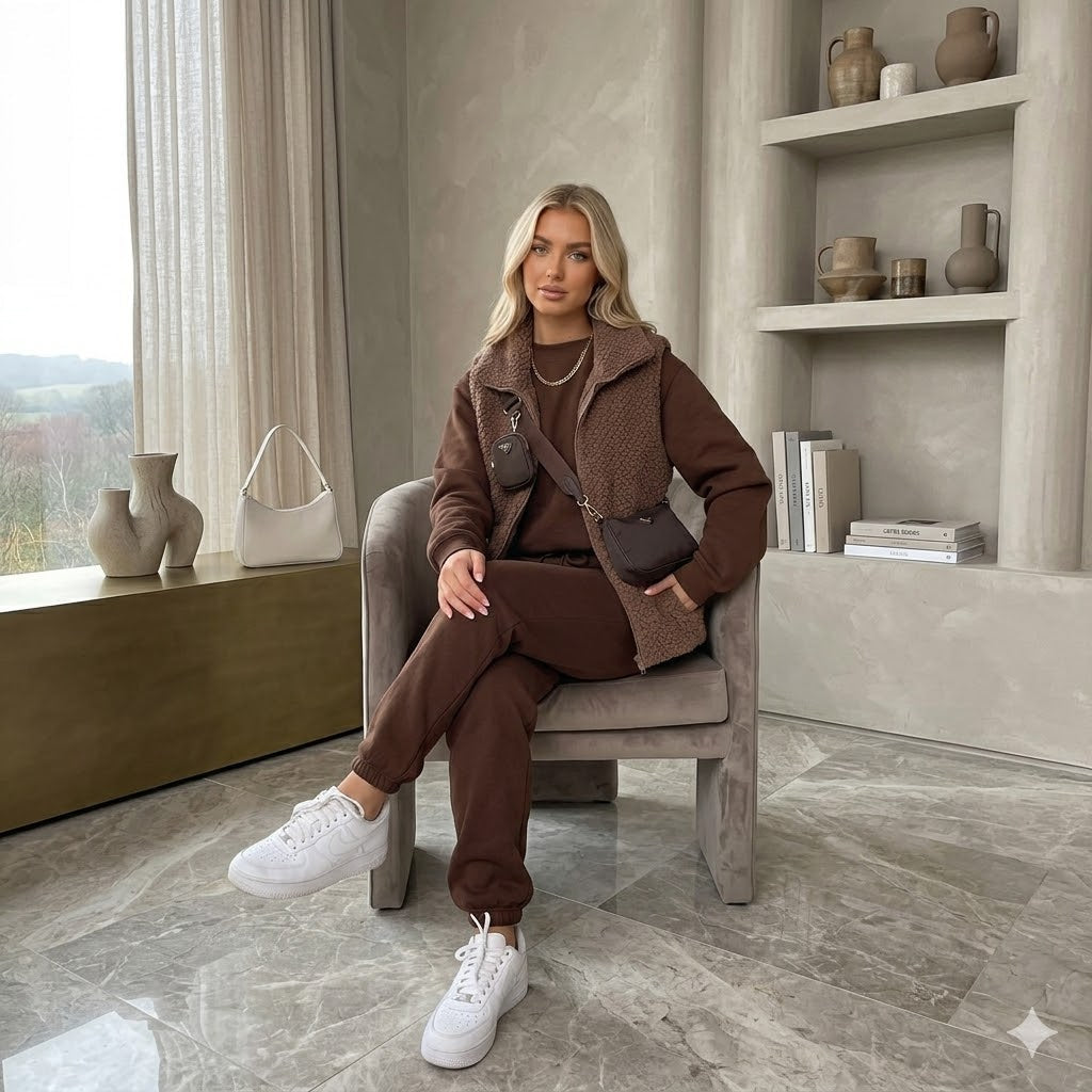 Icone™ ComfyChic: Præmie Comfy Chic Bred-Ben Bukser 3-Stykke Sæt
