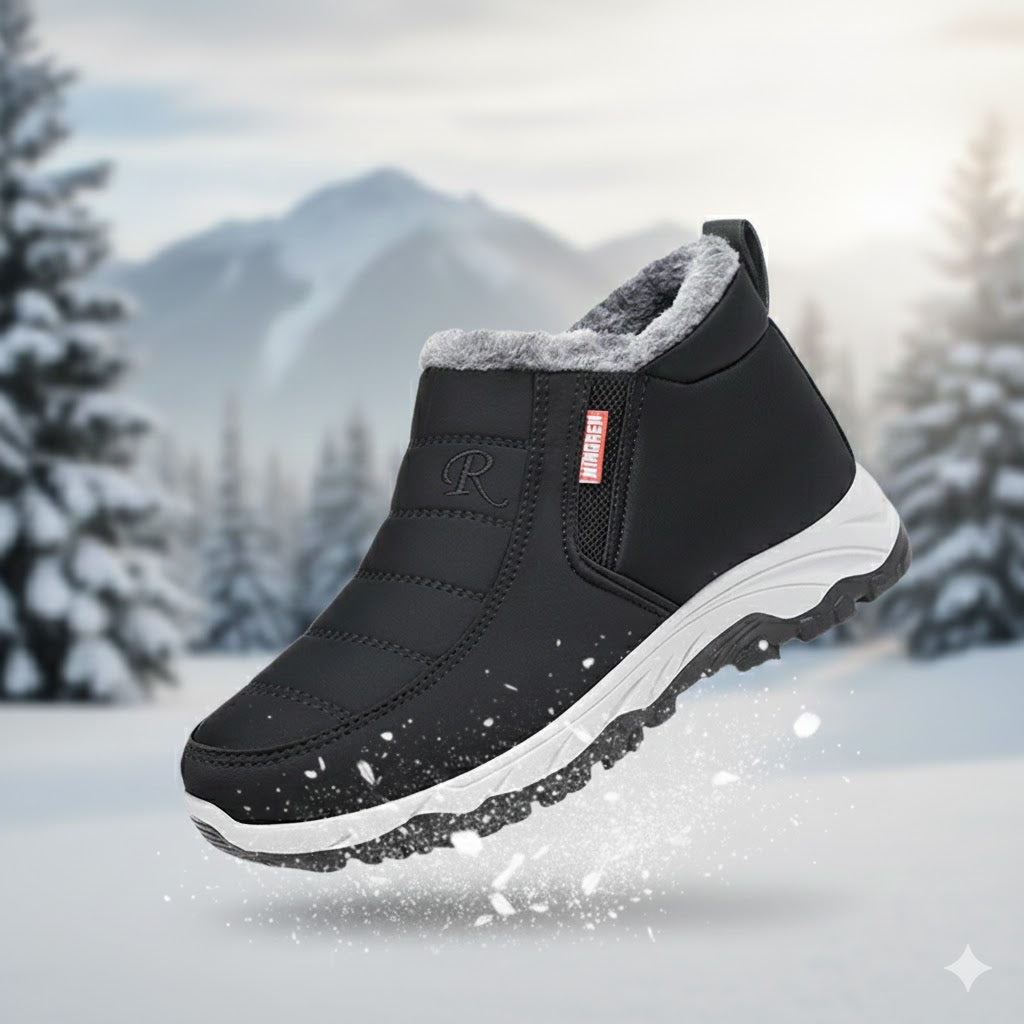 Happy™ WinterBoots: Menn og Kvinner Lett å Smette På Fleeceforede Vinterstøvler