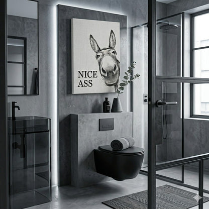 WallDecor 1+1 GRATIS: Moderne Legesyg Æsel Citater Vægdekoration