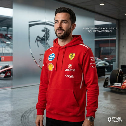 Icone™ RacingHoodie - Stilfuld Livlig Rød Snøre Racing Hættetrøje