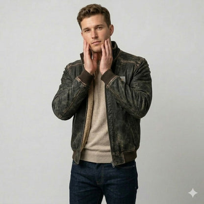 Icone™ RuggedJacket: Ultimativ Vintage Mænd Vinter Robust Jakke