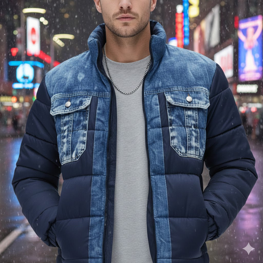 Icone™ ClassicJacket: Præmie Stilig Vintage-Inspireret Denim Formgivning Klassisk Jakke