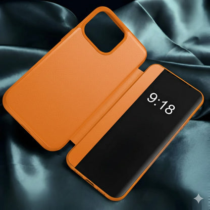 FlipCase 1+1 GRATIS - Slankt Gennemsigtig Dække Sikker Lukning Vend Sag