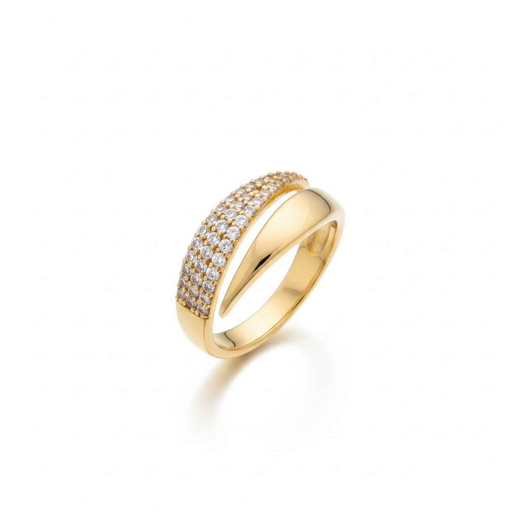Jewelance™ AdjustableRing 1+1 GRATIS – Elegant Kvinnemote Glitrende Rhinestone Justerbar Ring