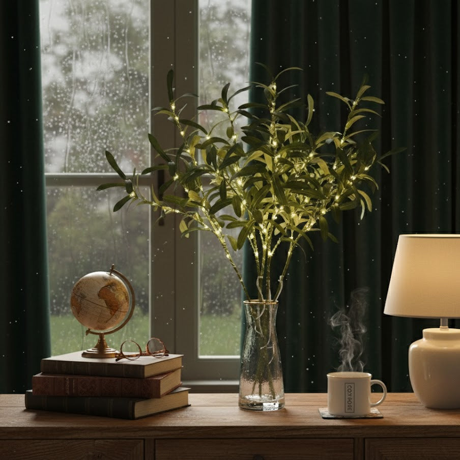 Ledsen™ LeafDecor 1+1 GRATIS - Stilfuld Oplyst Kunstig Blad Dekoration